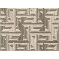 Höffner Webteppich  Dom ¦ mehrfarbig ¦ Synthetische Fasern,Jute ¦ Maße (cm): B: 190