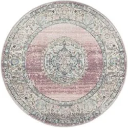 Höffner In-und Outdoorteppich  Salsa ¦ rosa/pink ¦ Synthetische Fasern ¦ Maße (cm): H: