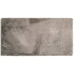 como Hochflorteppich  Fluffy ¦ braun ¦ Synthetische Fasern ¦ Maße (cm): B: 80