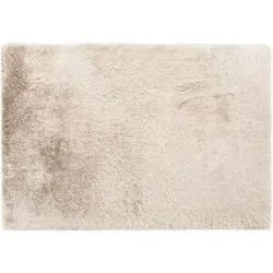 como, como Hochflorteppich  Fluffy ¦ braun ¦ Synthetische Fasern ¦ Maße (cm): B: 140