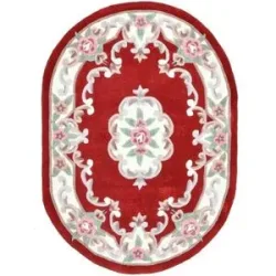 THEKO Vintageteppich  Ming ¦ rot ¦ Synthetische Fasern ¦ Maße (cm): B: 120 H: