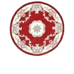 THEKO Vintageteppich  Ming ¦ rot ¦ Synthetische Fasern ¦ Maße (cm): B: 150 H: