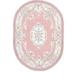 THEKO Vintageteppich  Ming ¦ rosa/pink ¦ Synthetische Fasern ¦ Maße (cm): B: 120