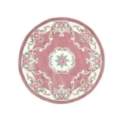 THEKO Vintageteppich  Ming ¦ rosa/pink ¦ Synthetische Fasern ¦ Maße (cm): B: 150