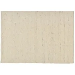 SANSIBAR Sylt Wollteppich  Hörnum ¦ beige ¦ Wolle ¦ Maße (cm): B: 70 H: 1,2