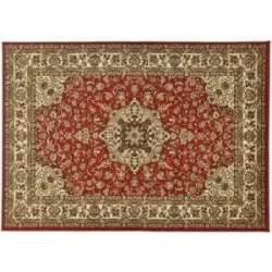 THEKO Orientteppich  Hamadan ¦ rot ¦ Synthetische Fasern ¦ Maße (cm): B: 160 H:
