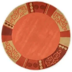 THEKO, THEKO Teppich   ¦ rot ¦ Wolle ¦ Maße (cm): B: 150 H: 1,4