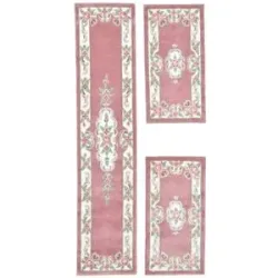 THEKO Vintageteppich  Ming ¦ rosa/pink ¦ Synthetische Fasern ¦ Maße (cm): B: 70