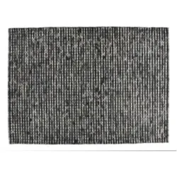 THEKO Teppich   ¦ grau ¦ Wolle ¦ Maße (cm): B: 140 H: 1,5