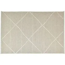 SANSIBAR Sylt Teppich  Braderup ¦ beige ¦ Viskose ¦ Maße (cm): B: 160 H: 0,5