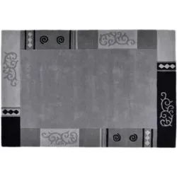 THEKO Teppich   ¦ grau ¦ Wolle ¦ Maße (cm): B: 240 H: 1,4