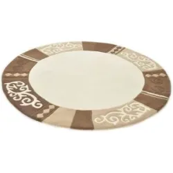 THEKO Teppich   ¦ beige ¦ Wolle ¦ Maße (cm): B: 190 H: 1,4