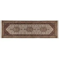 THEKO Orientteppich  Benares Bidjar ¦ creme ¦ Wolle ¦ Maße (cm): B: 80 H: 1,2