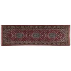 THEKO Orientteppich  Benares Bidjar ¦ rot ¦ Wolle ¦ Maße (cm): B: 80 H: 1,2