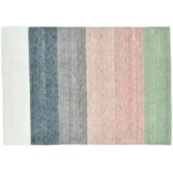 THEKO Wollteppich  Holi ¦ mehrfarbig ¦ Wolle ¦ Maße (cm): B: 170 H: 1,3