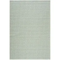 Höffner Webteppich  Brighton ¦ grün ¦ Synthetische Fasern ¦ Maße (cm): B: 140