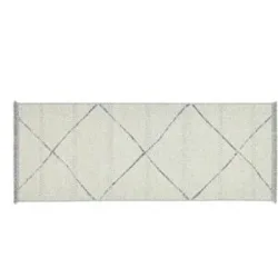 SANSIBAR Sylt Teppich  Braderup ¦ beige ¦ Wolle,Viskose ¦ Maße (cm): B: 80 H: