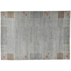 THEKO Wollteppich  Denver ¦ grau ¦ Wolle ¦ Maße (cm): B: 90 H: 1,6
