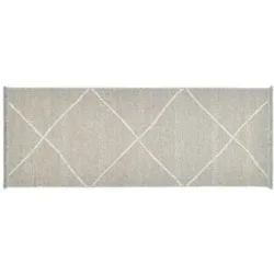 SANSIBAR Sylt Teppich  Braderup ¦ beige ¦ Wolle ¦ Maße (cm): B: 80 H: 0,5