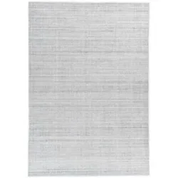 SANSIBAR Sylt Teppich   ¦ silber ¦ Viskose ¦ Maße (cm): B: 190 H: 1,3