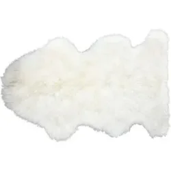 Höffner Wollschaf-Lammfell   ¦ weiß ¦ Lammfell ¦ Maße (cm): B: 73