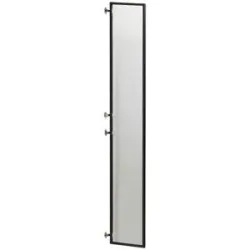 Höffner Glastür mit Metallrahmen  Donau ¦ Maße (cm): B: 37,3 H: 209,6 T: 2.0