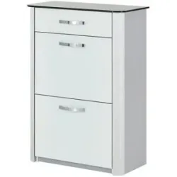 Höffner Schuhkipper  Juno ¦ weiß ¦ Maße (cm): B: 71 H: 97 T: 35.0