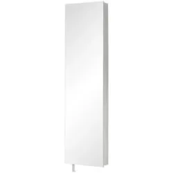 uno Spiegelschuhschrank  Ned ¦ weiß ¦ Maße (cm): B: 50 H: 195 T: 18.0