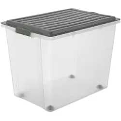 Rotho Aufbewahrungsbox   ¦ grau ¦ Polypropylen ¦ Maße (cm): B: 39,5 H: 43,5