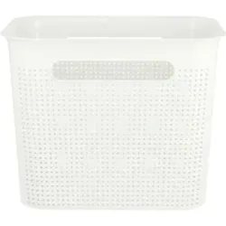 Rotho Aufbewahrungsbox  BRISEN ¦ weiß ¦ Polypropylen ¦ Maße (cm): B: 26 H: 21 T: