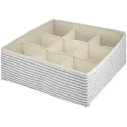 Höffner Aufbewahrungsbox mit Fächer   ¦ mehrfarbig ¦ Polyester,Baumwolle ¦ Maße (cm): B: