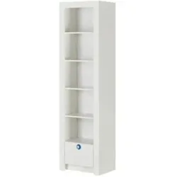 Höffner Standregal  Charlie ¦ weiß ¦ Maße (cm): B: 54 H: 195 T: 38.8