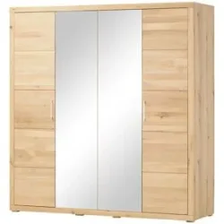smart Kleiderschrank  Oslo ¦ holzfarben ¦ Maße (cm): B: 197 H: 209 T: 62.0