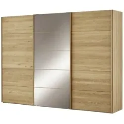 Woodford Schwebetürenschrank  Kyran ¦ holzfarben ¦ Maße (cm): B: 250 H: 236 T: