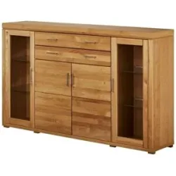 Woodford Highboard  Lobos II ¦ holzfarben ¦ Maße (cm): B: 188 H: 113 T: 40.0