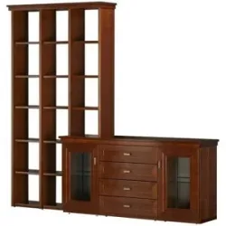 Höffner Regal-Sideboardkombination  Cole ¦ holzfarben ¦ Maße (cm): B: 237 H: 222 T: 42.0