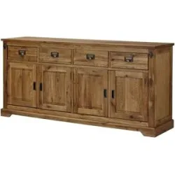 Höffner Sideboard  Freddy ¦ holzfarben ¦ Maße (cm): B: 195 H: 90 T: 50.0