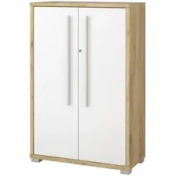 Höffner Büroschrank  Plane ¦ holzfarben ¦ Maße (cm): B: 75 H: 113 T: 35.0