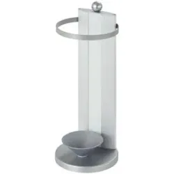 Höffner Schirmständer  Juno ¦ weiß ¦ Metall ¦ Maße (cm): B: 26 H: 62 T: 26.0