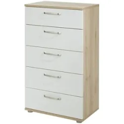 Höffner Kommode  Paris ¦ weiß ¦ Maße (cm): B: 60,3 H: 101,5 T: 36.0