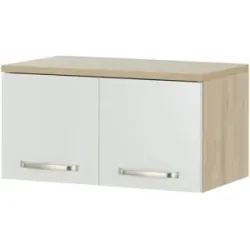 Höffner Hängeschrankaufsatz  Paris ¦ weiß ¦ Maße (cm): B: 60,3 H: 32 T: 36.0