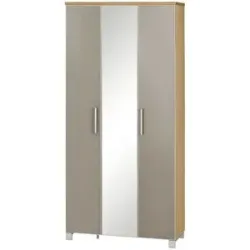 Höffner Dielenschrank  Duna ¦ beige ¦ Maße (cm): B: 90 H: 193 T: 37.0