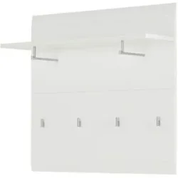 uno Garderobenpaneel  Akzent ¦ weiß ¦ MDF-Platte ¦ Maße (cm): B: 96 H: 90 T: