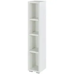 Höffner Regal  Tarent ¦ weiß ¦ Maße (cm): B: 25 H: 131 T: 27.0