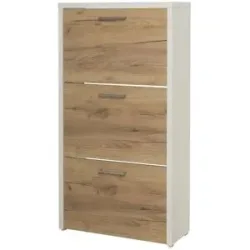 Höffner Schuhschrank  Anfo ¦ holzfarben ¦ Maße (cm): B: 61 H: 115 T: 25.0
