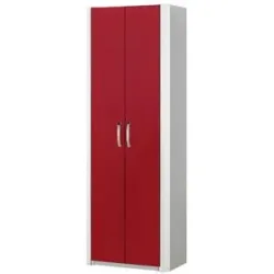 Höffner Garderobenschrank  Juno ¦ rot ¦ Maße (cm): B: 67 H: 187 T: 40.0