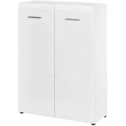uno Schuhschrank  Akzent ¦ weiß ¦ Maße (cm): B: 89 H: 120 T: 37.0