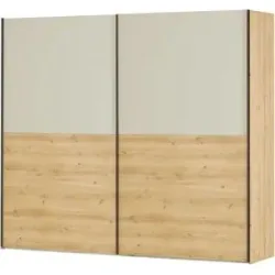 uno Schwebetürenschrank  2-türig  Riva ¦ holzfarben ¦ Maße (cm): B: 246,3 H: 217