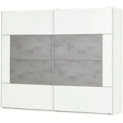 uno Schwebetürenschrank  2-türig  Allegre ¦ weiß ¦ Maße (cm): B: 270 H: 225 T: