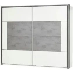 uno Schwebetürenschrank  2-türig  Allegre ¦ weiß ¦ Maße (cm): B: 280 H: 230 T: